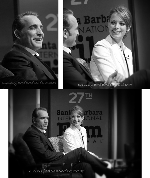 Movie Stars of the Artist Jean Dujardin and Bérénice Bejo