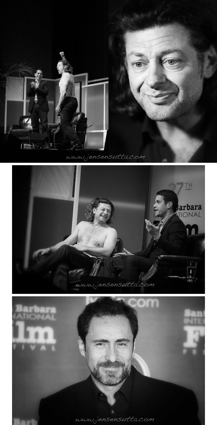 Photos of Damian Bichir and Andy Serkis