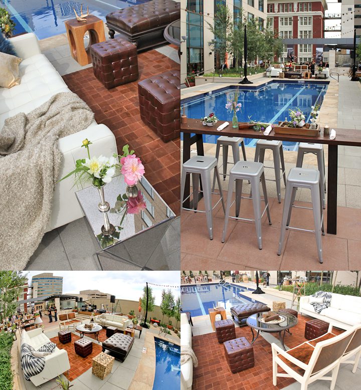Four Seasons Denver Pool Party Decor Photography