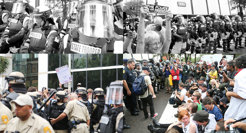 Photography of Republican National Convention protesters