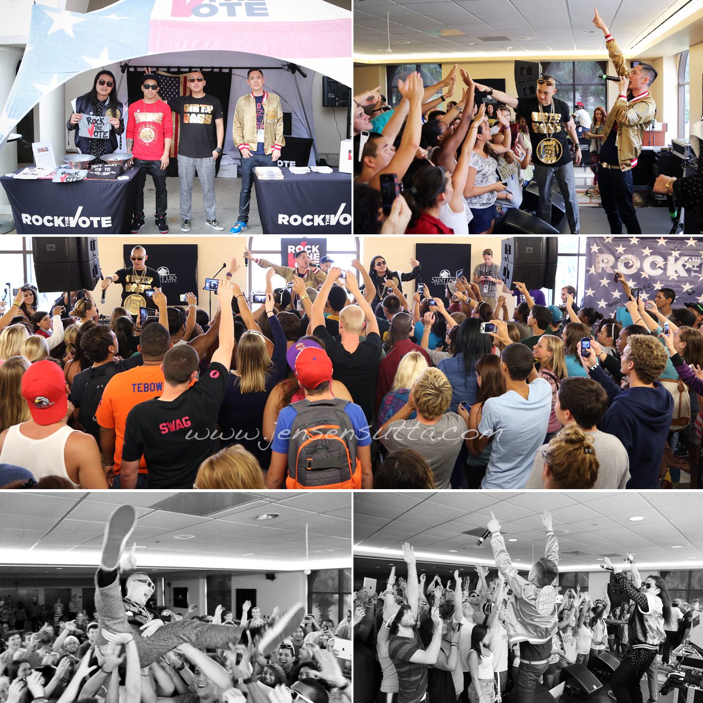 Far East Movement Performs with Rock the Vote