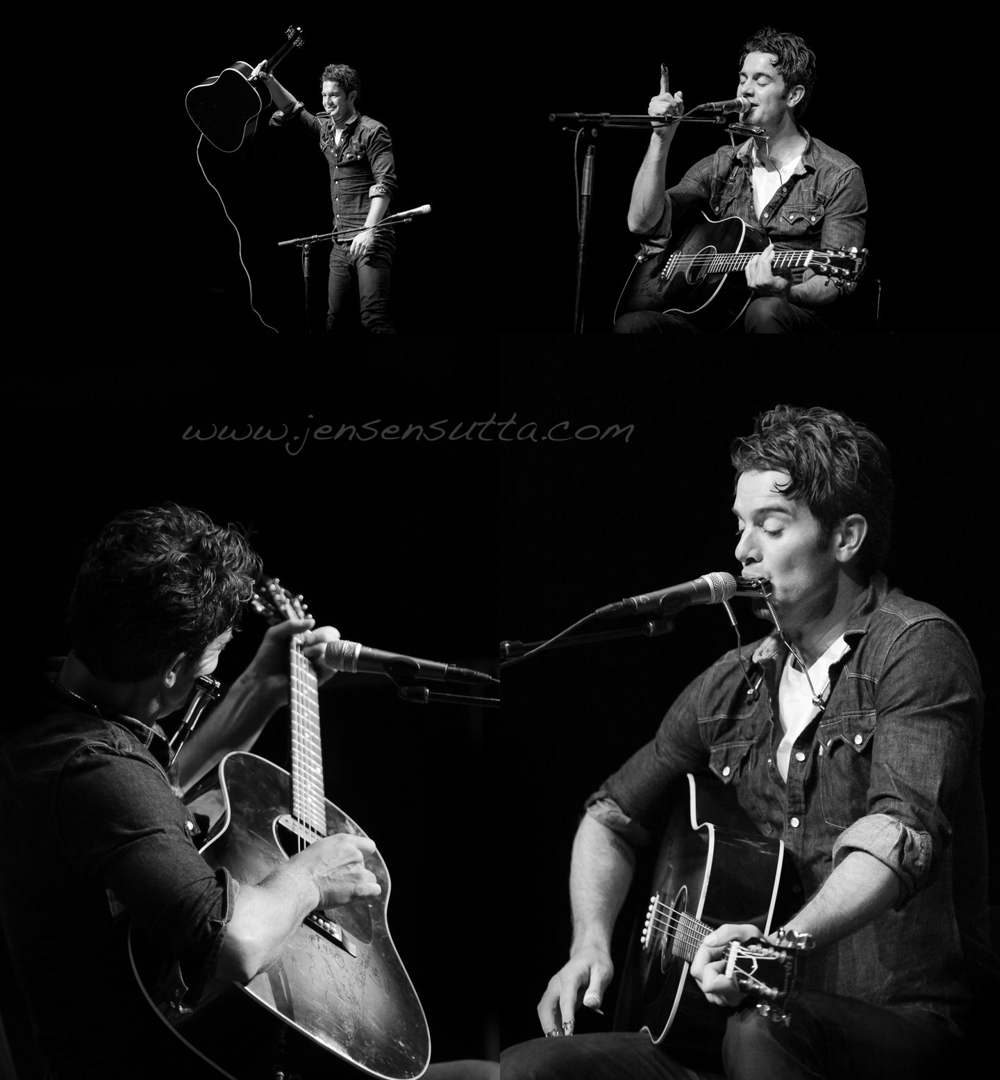 G. Love singing at Penn State for Rock the Vote with Jack Johnson