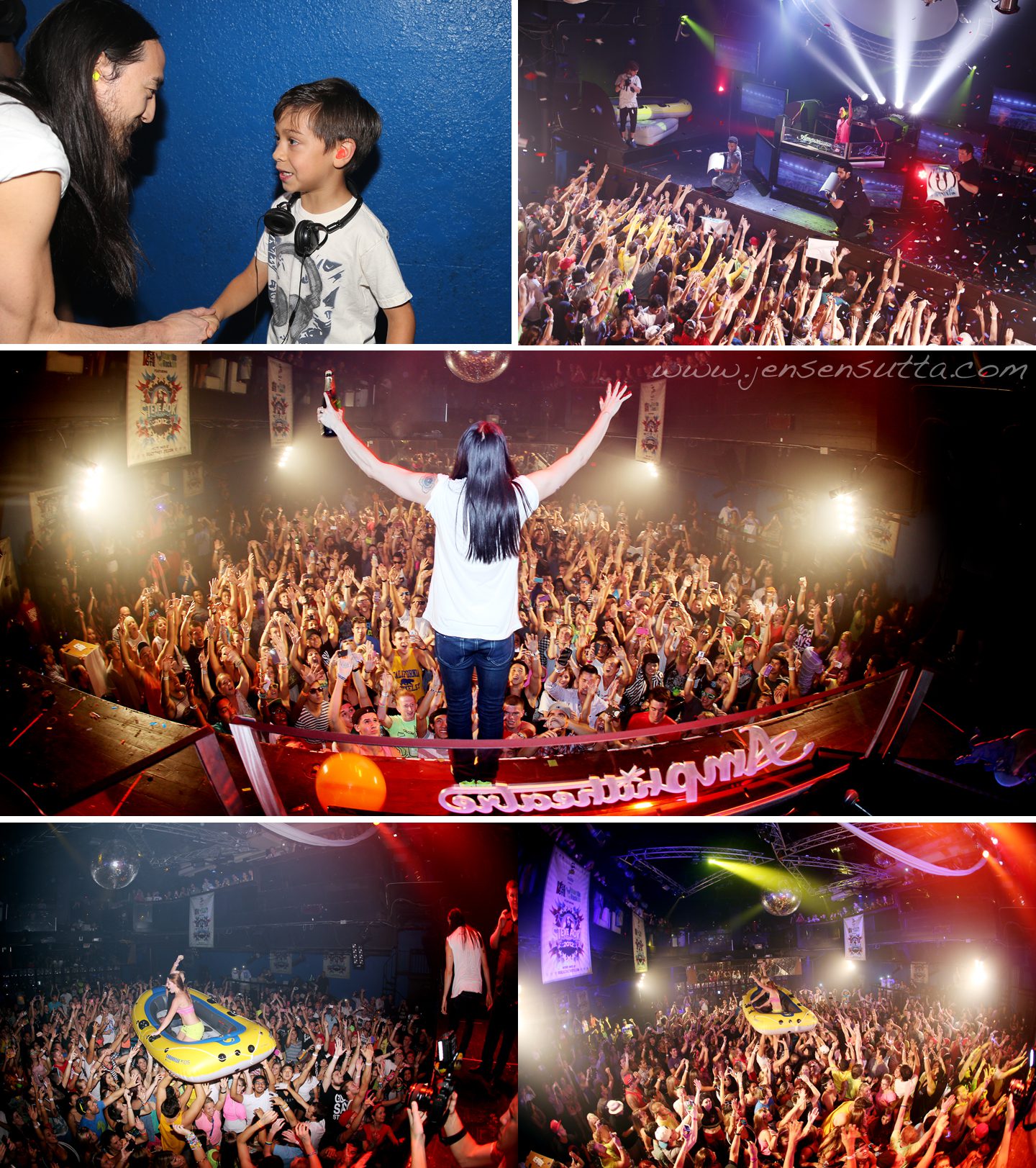 Steve Aoki performs for Rock the Vote in Tampa during the RNC