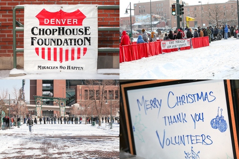 Denver Colorado Feed the Homeless Holiday Miracle