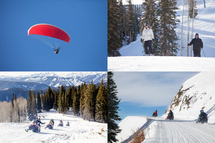 Ski and snowmobile Corporate event photographer in Aspen Colorado