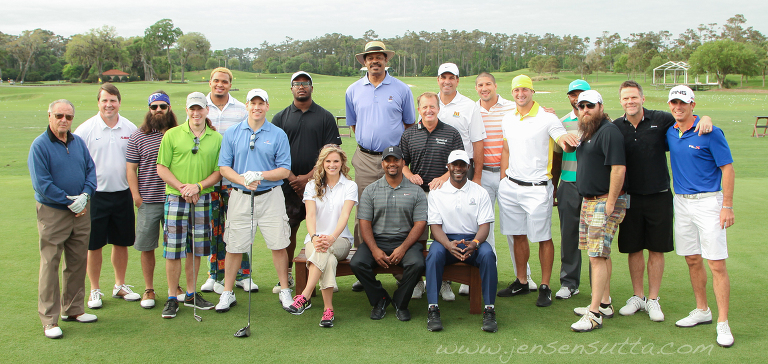 Tim Tebow Florida golf tournament celebrities at Sawgrass
