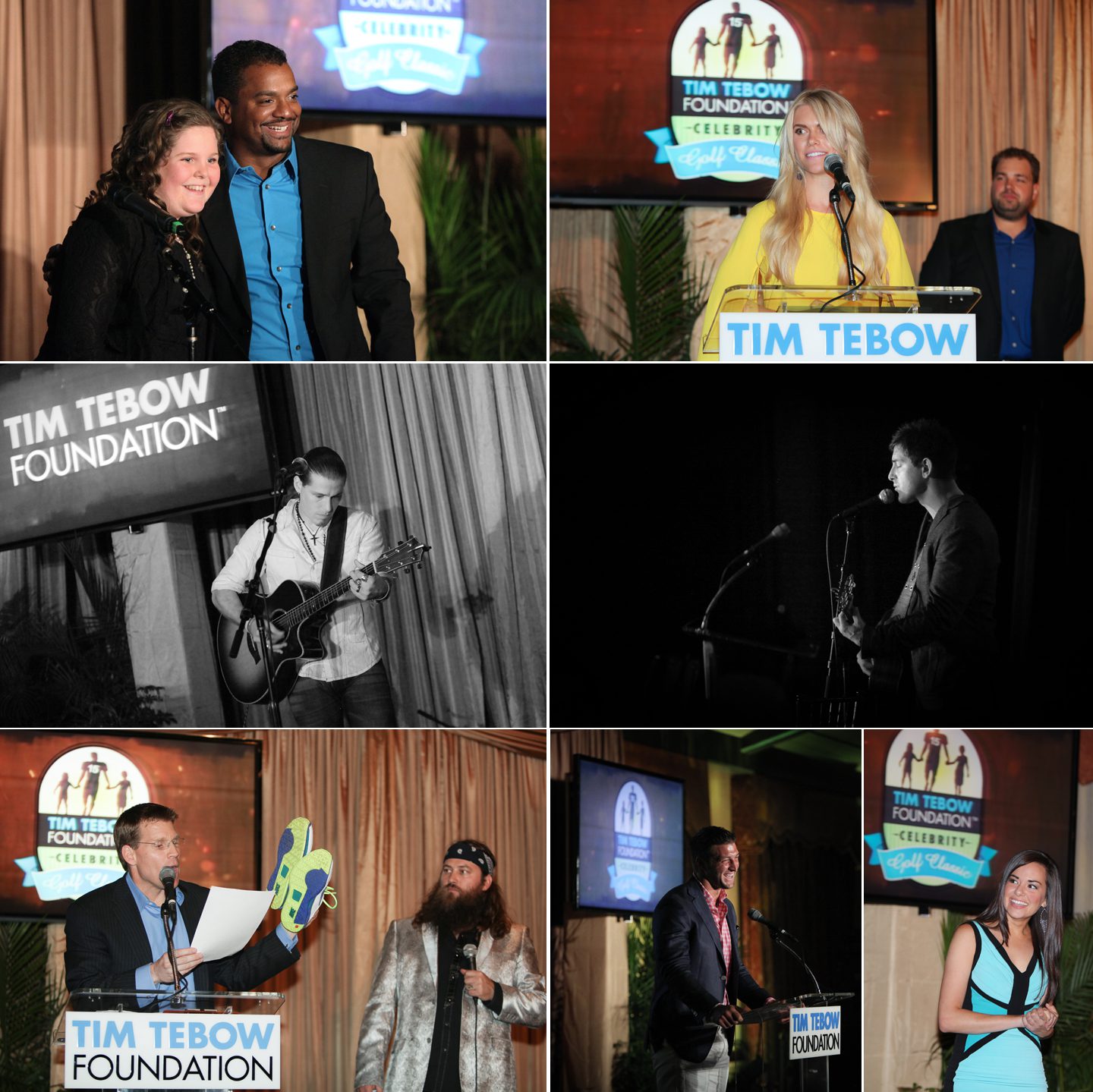 Celebrity charity auction event photography