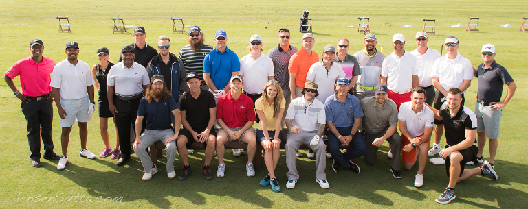 2016 Tim Tebow Foundation Celebrity Gala and Golf Classic group picture celebrities Jensen Sutta event photography