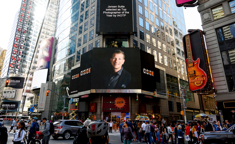 IAOTP Top Photographer of the Year Jensen Sutta Event Photography Times Square