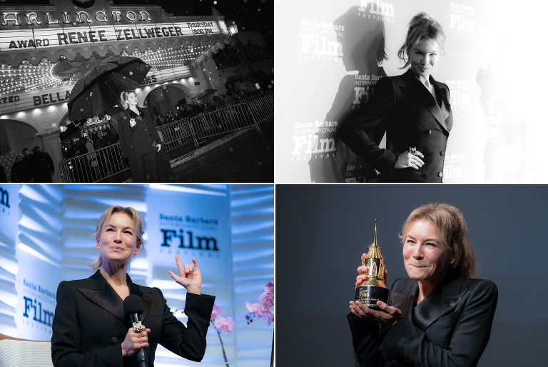 Santa Barbara International Film Festival Photographer Jensen Sutta Event Photography Renee Zellweger